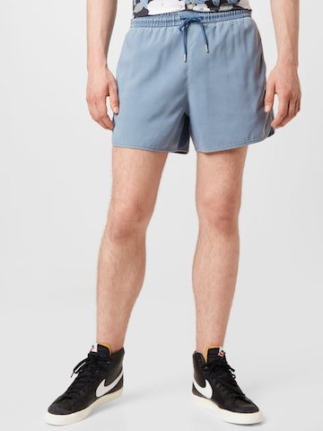 Abercrombie & Fitch Regular Панталон в синьо: отпред