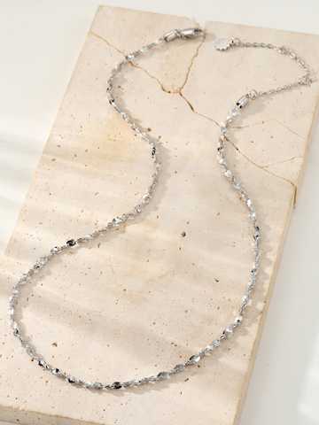 Hey Happiness Ketting 'Fluid Chain' in Zilver