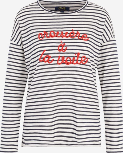 OVS Trui in de kleur Navy / Grenadine / Wit, Productweergave