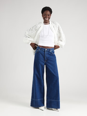 Karl Lagerfeld Prehodna jakna | bela barva