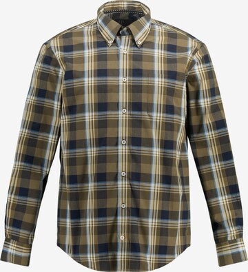 JP1880 Comfort fit Button Up Shirt in Green: front