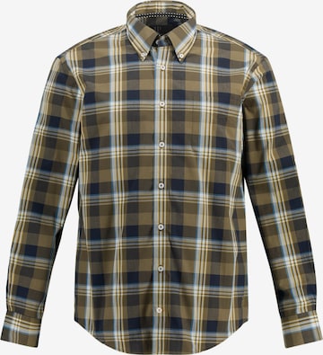 JP1880 Comfort fit Button Up Shirt in Green: front