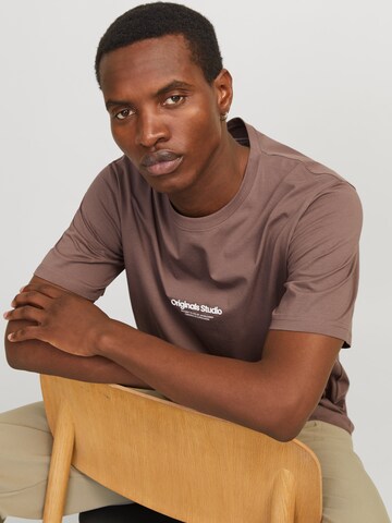 JACK & JONES Футболка 'JORVesterbro' в Коричневый