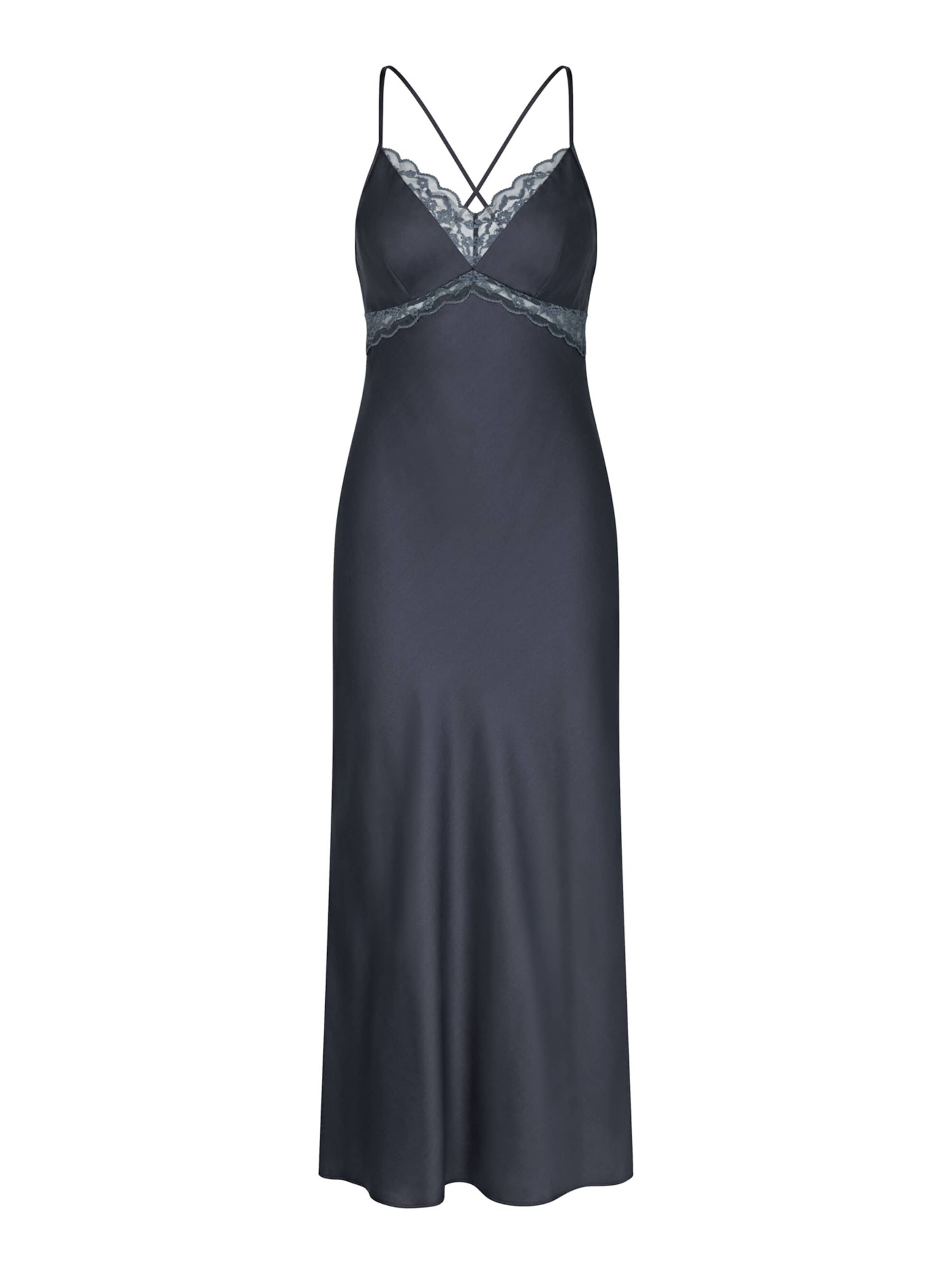 TRIUMPH Nightgown ' Silky Sensuality ' in Grey: front