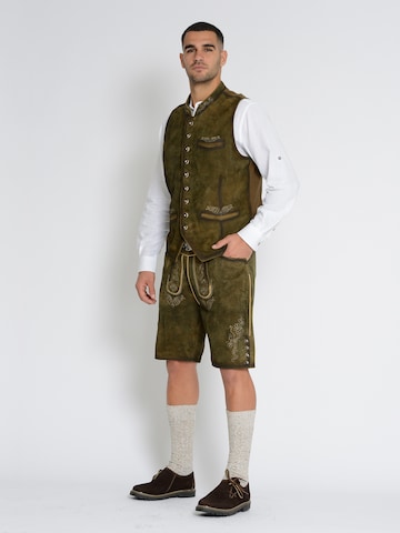 Gilet folklorique Rißberg en marron