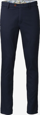 Coupe slim Pantalon chino 'Lupus' MMXGERMANY en bleu : devant