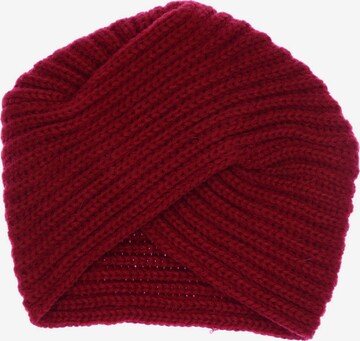 Collectif Hat & Cap in One size in Red: front