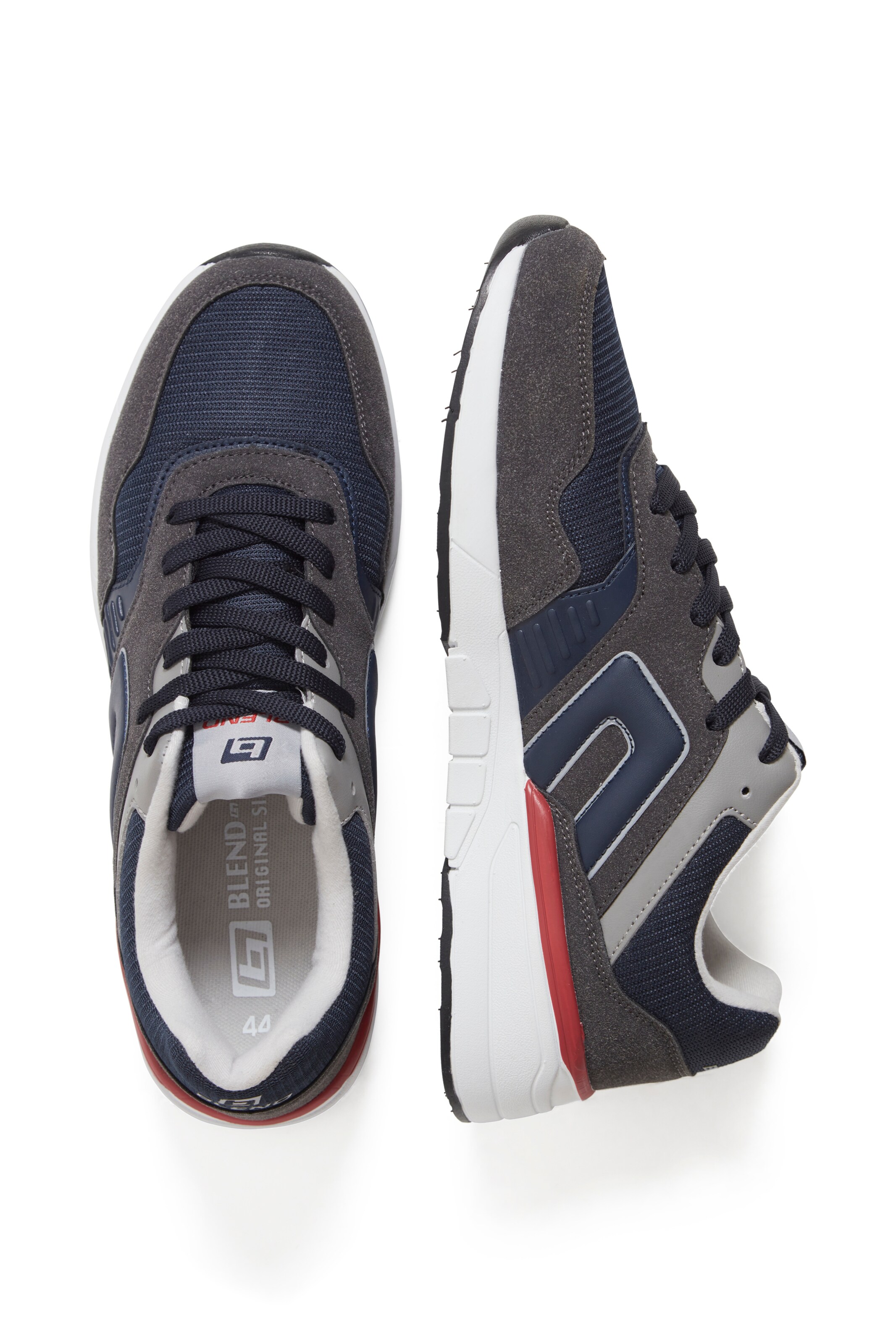 BLEND - Sapatilhas baixas em cinzento