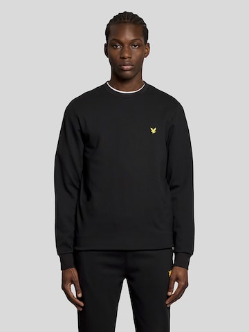 Lyle & Scott Sweatshirt in Zwart: voorkant