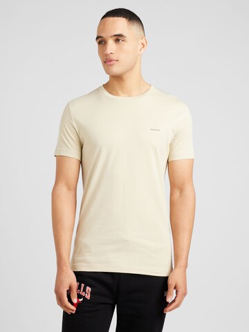 GANT T-Shirt in Beige: predná strana