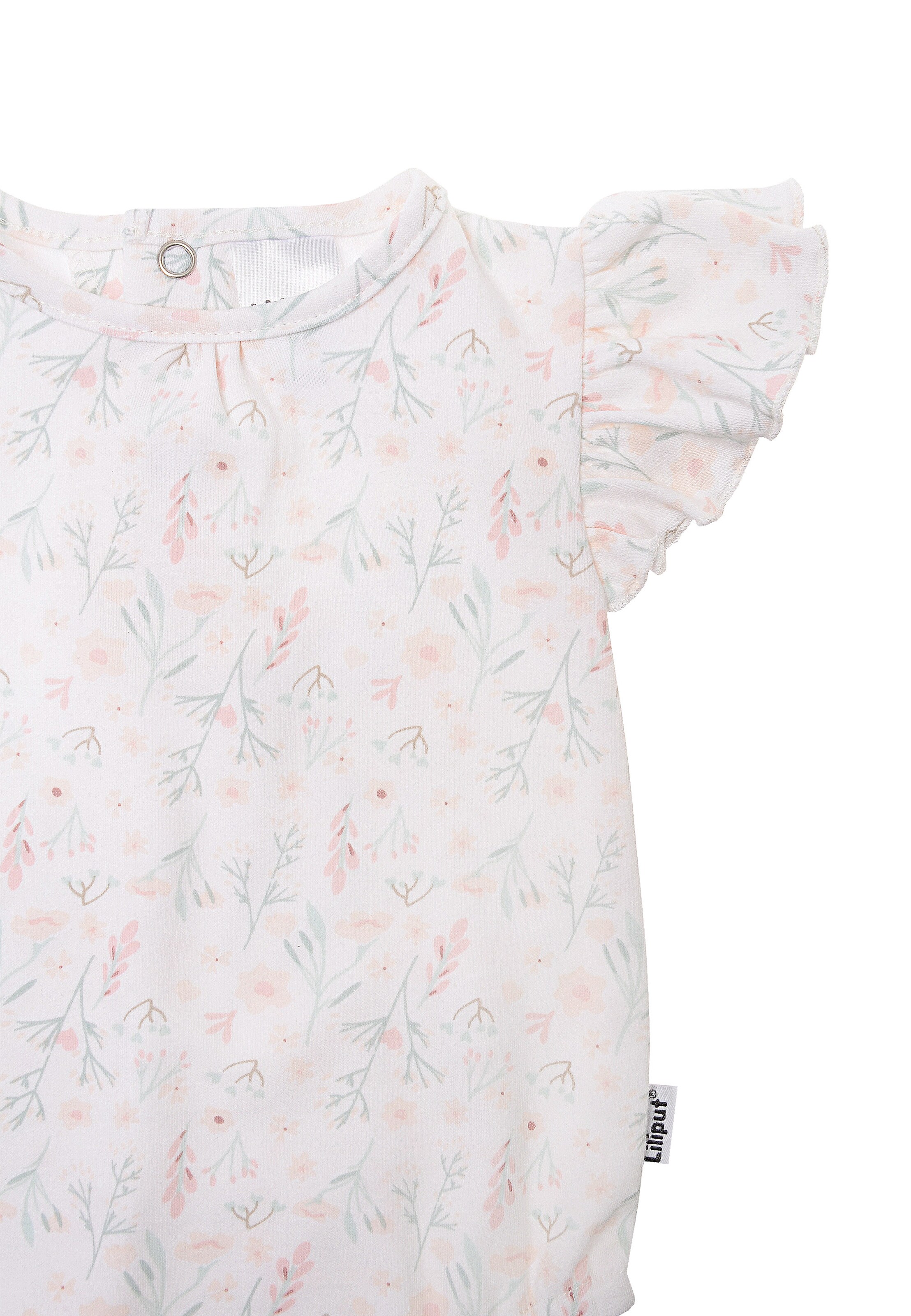 LILIPUT Romper/Bodysuit 'Blumen' in White