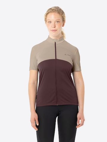 VAUDE Trikot 'Matera' in Braun: Vorderseite