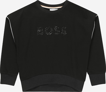 BOSS Kidswear Sweatshirt in Black: front