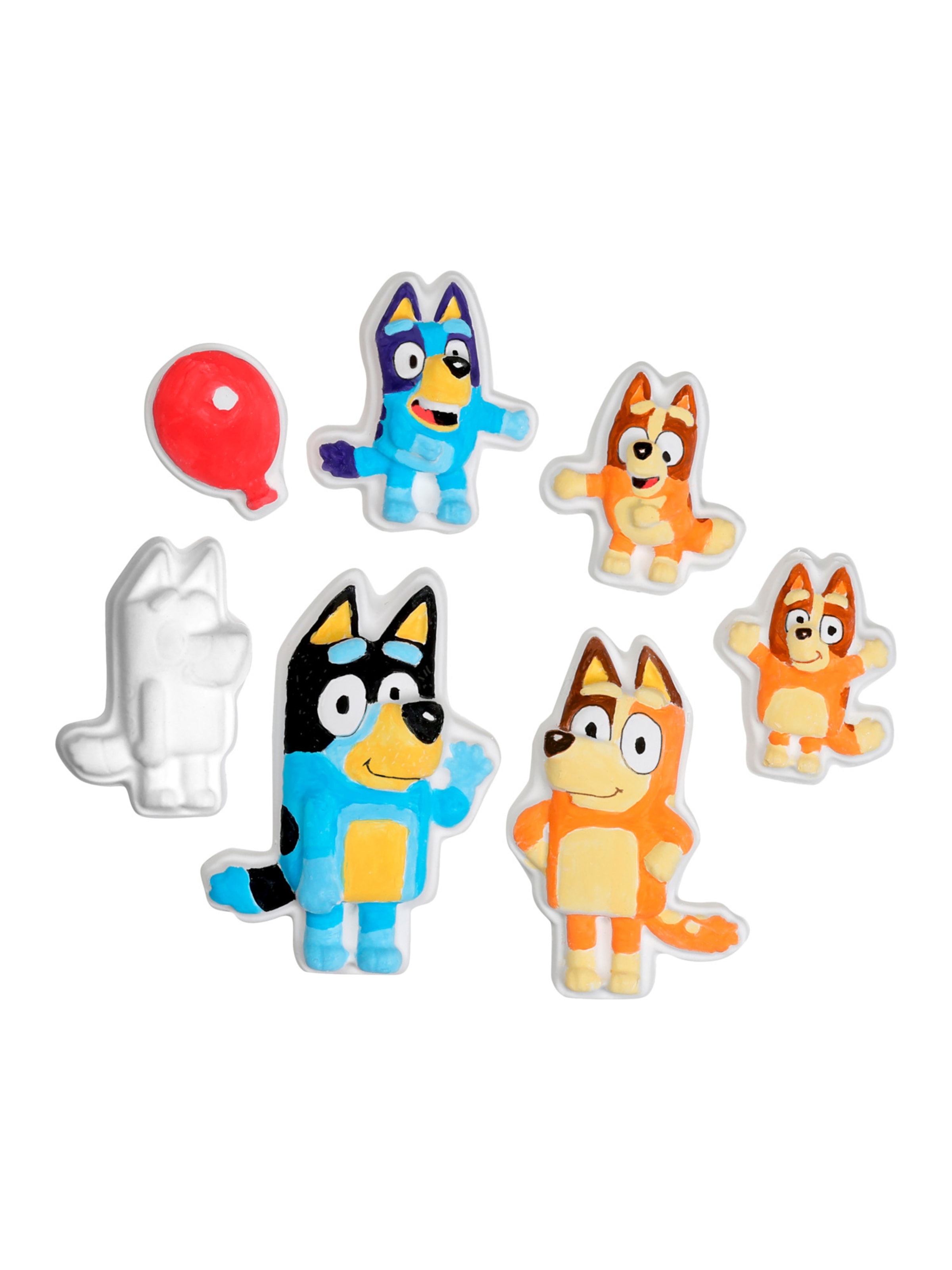 Bluey Gipsfiguren '65001600' in Mischfarben: Vorderseite