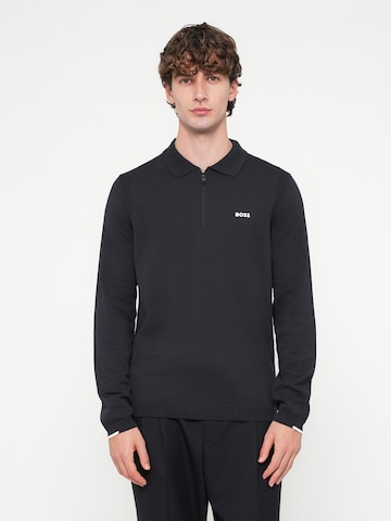 BOSS Sweater 'Ever-X' in Blue: front