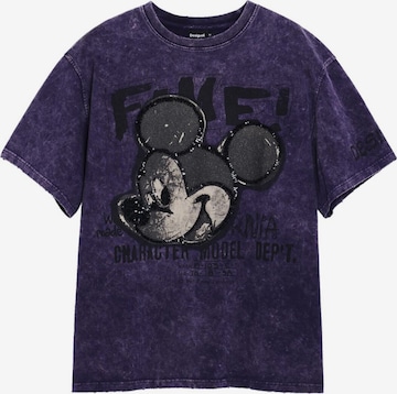 purpurinė Desigual Marškinėliai: priekis