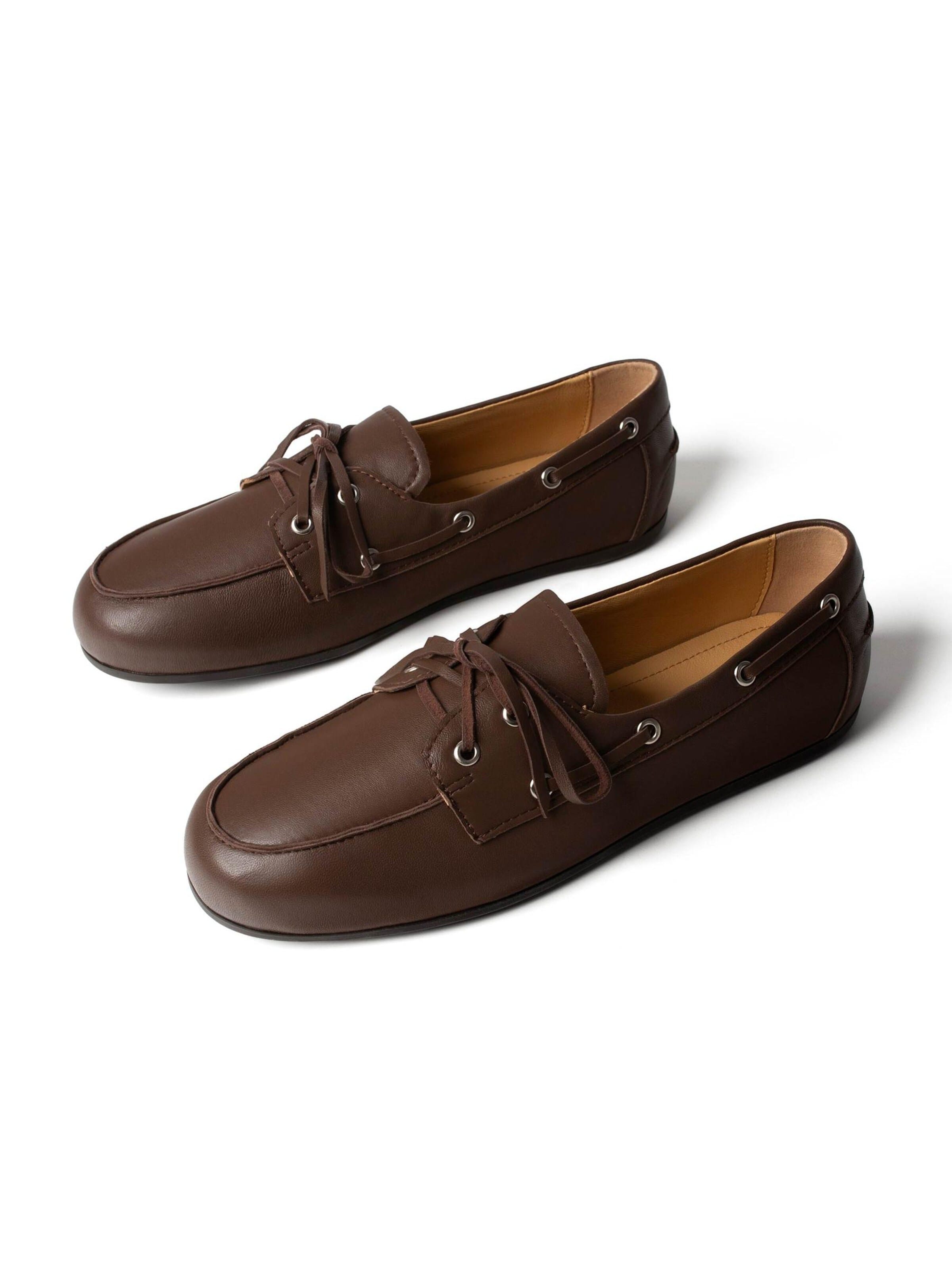 L37 HANDMADE SHOES Mokassin 'SLOW LIFE'‌‌‌‌‌‌‌‌‌‌ in Braun