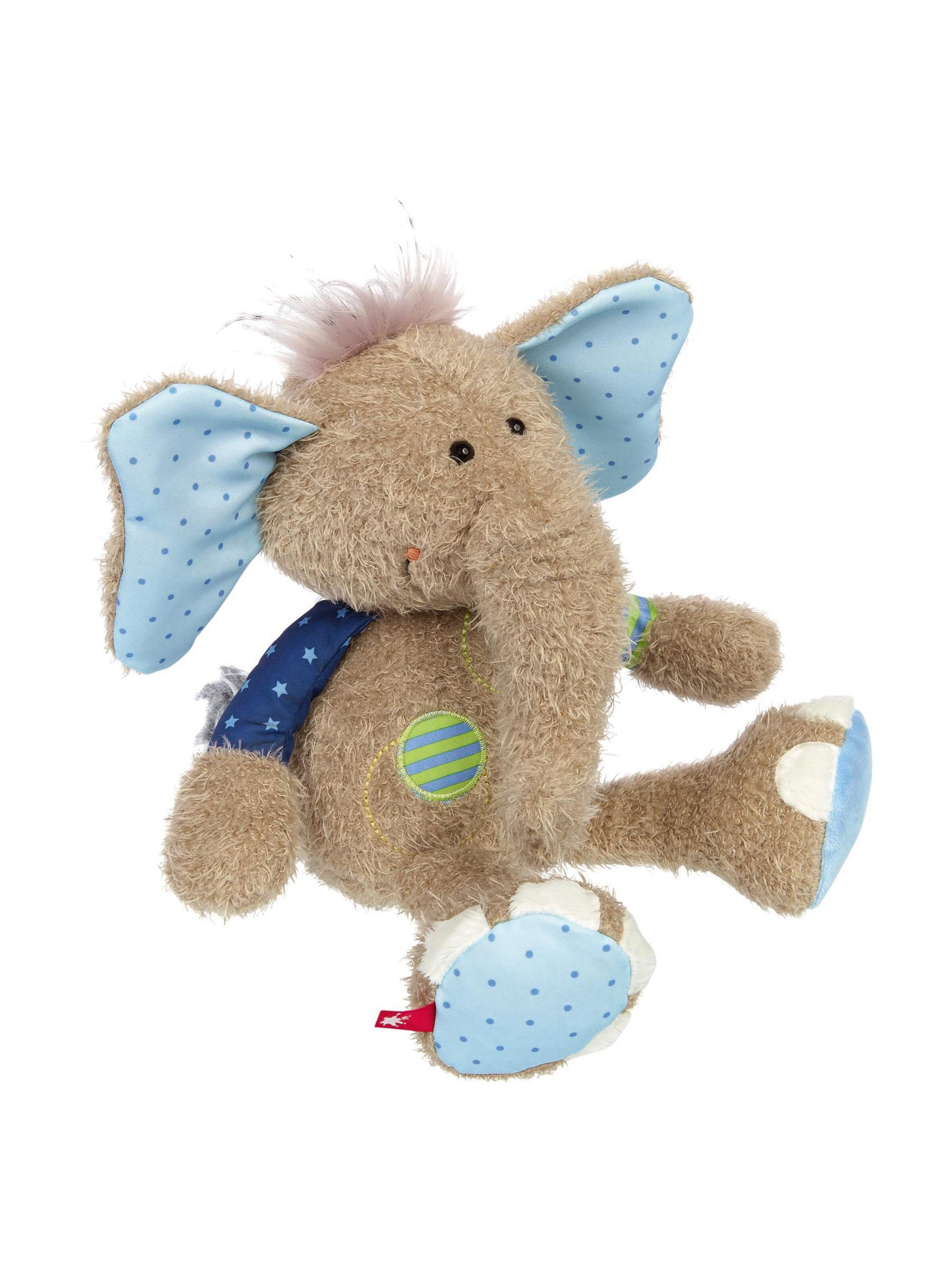 SIGIKID Kuscheltiere 'Kuscheltier Patchwork Sweety'‌‌‌‌‌‌‌‌‌‌ in Blau: Vorderseite