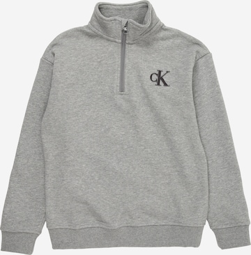 pelēks Calvin Klein Jeans Sportisks džemperis: no priekšpuses