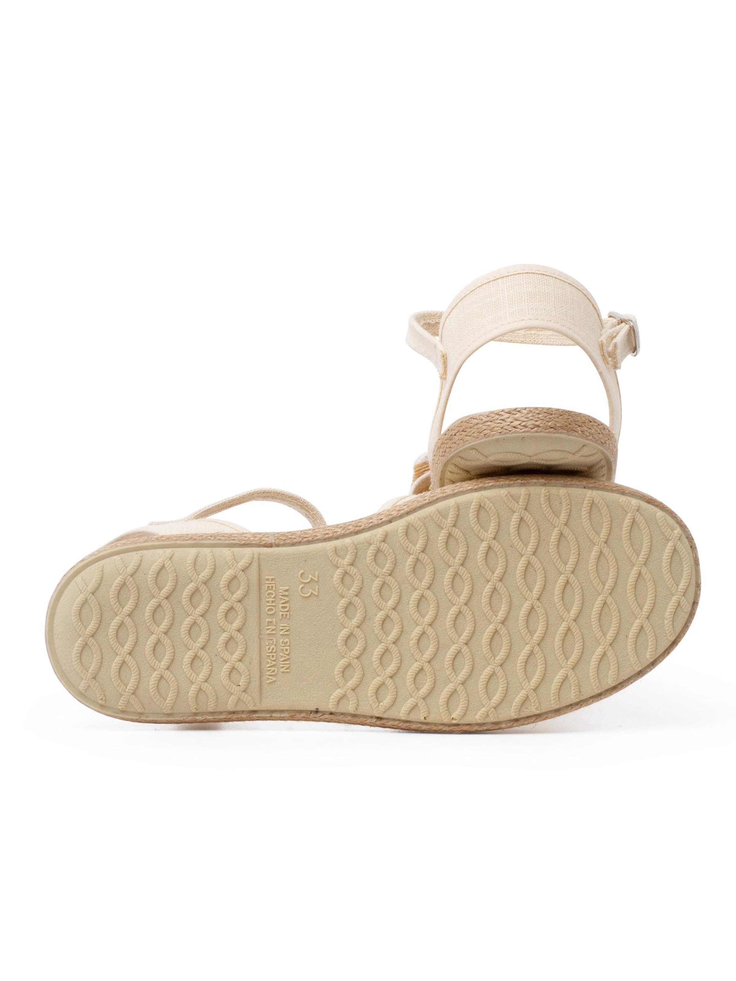 Pisamonas Sandals in Beige: front