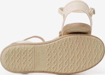 Pisamonas Sandale in Beige: Vorderseite