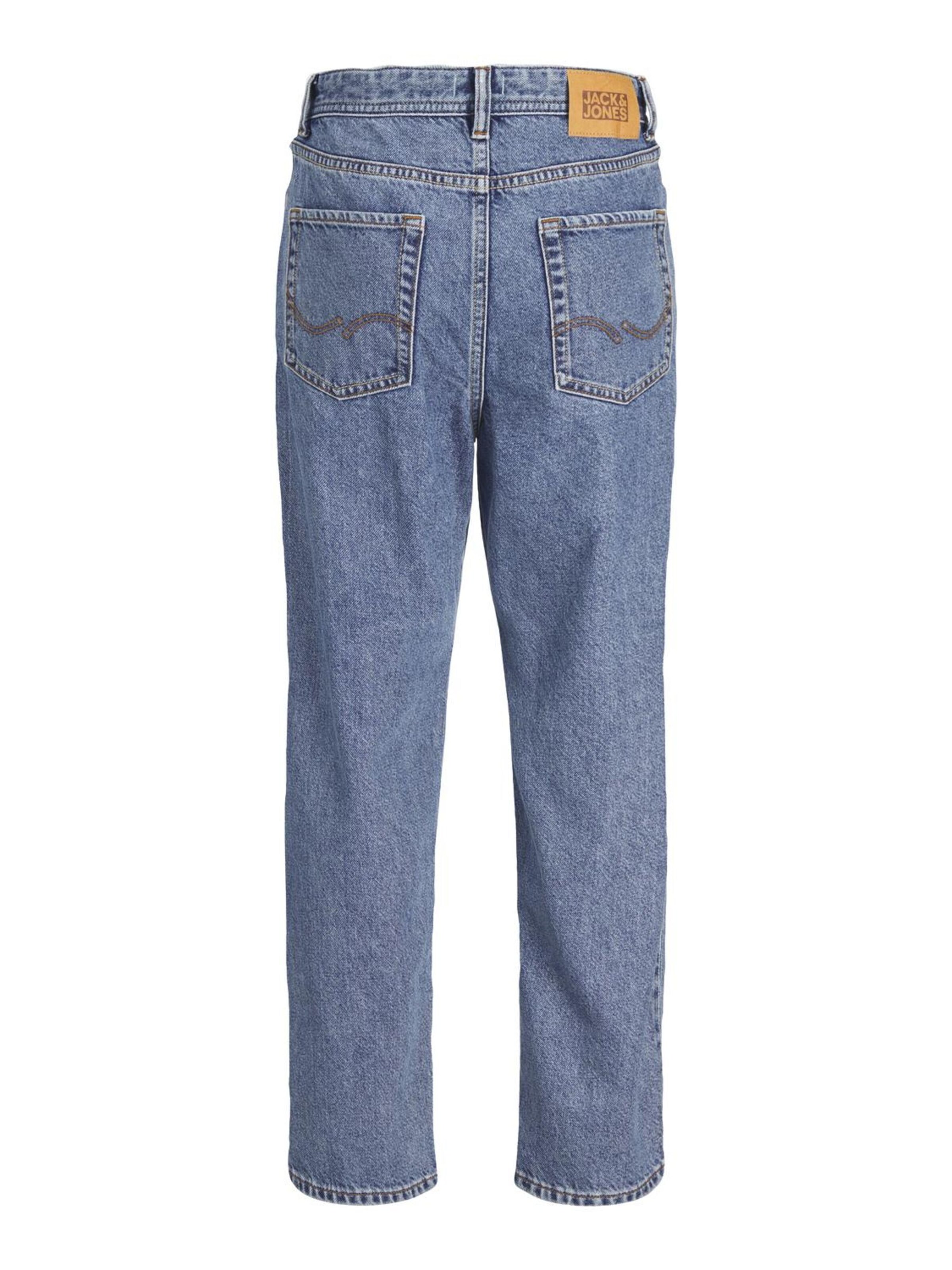Jack & Jones Junior Loosefit Jeans 'JJIChris JJOriginal SQ 735' i blå