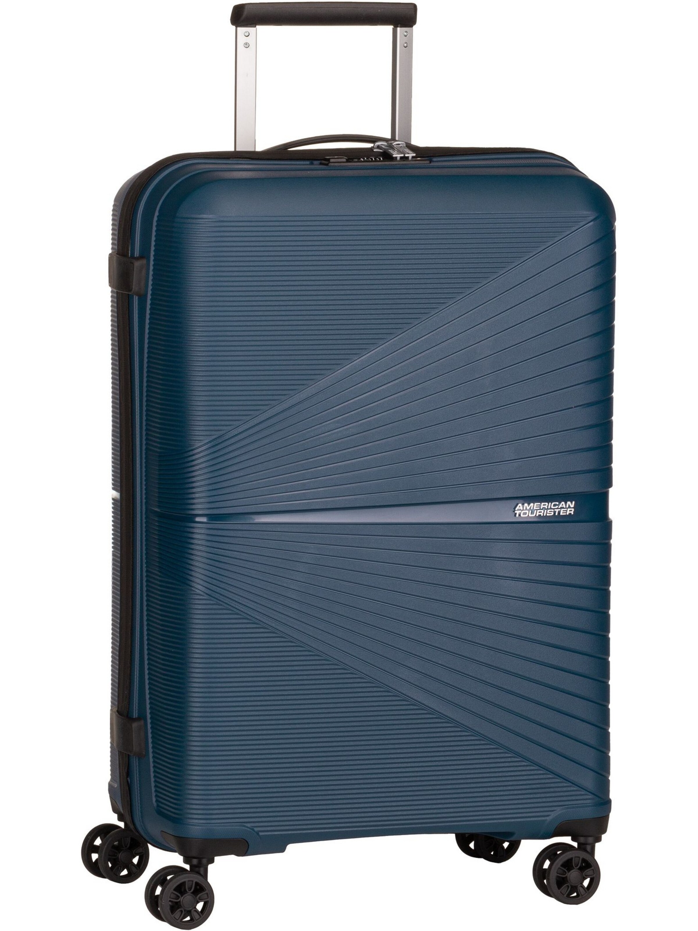 American Tourister Trolley 'Airconic Spinner' in Blau: Vorderseite