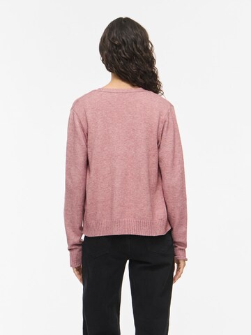 VILA Gebreid vest 'VIRIL' in Roze