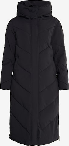 usha WHITE LABEL Winter Coat 'Teylon' in Black: front