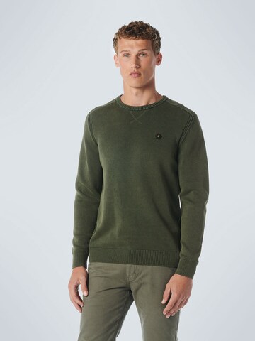 No Excess Sweater in Green: front