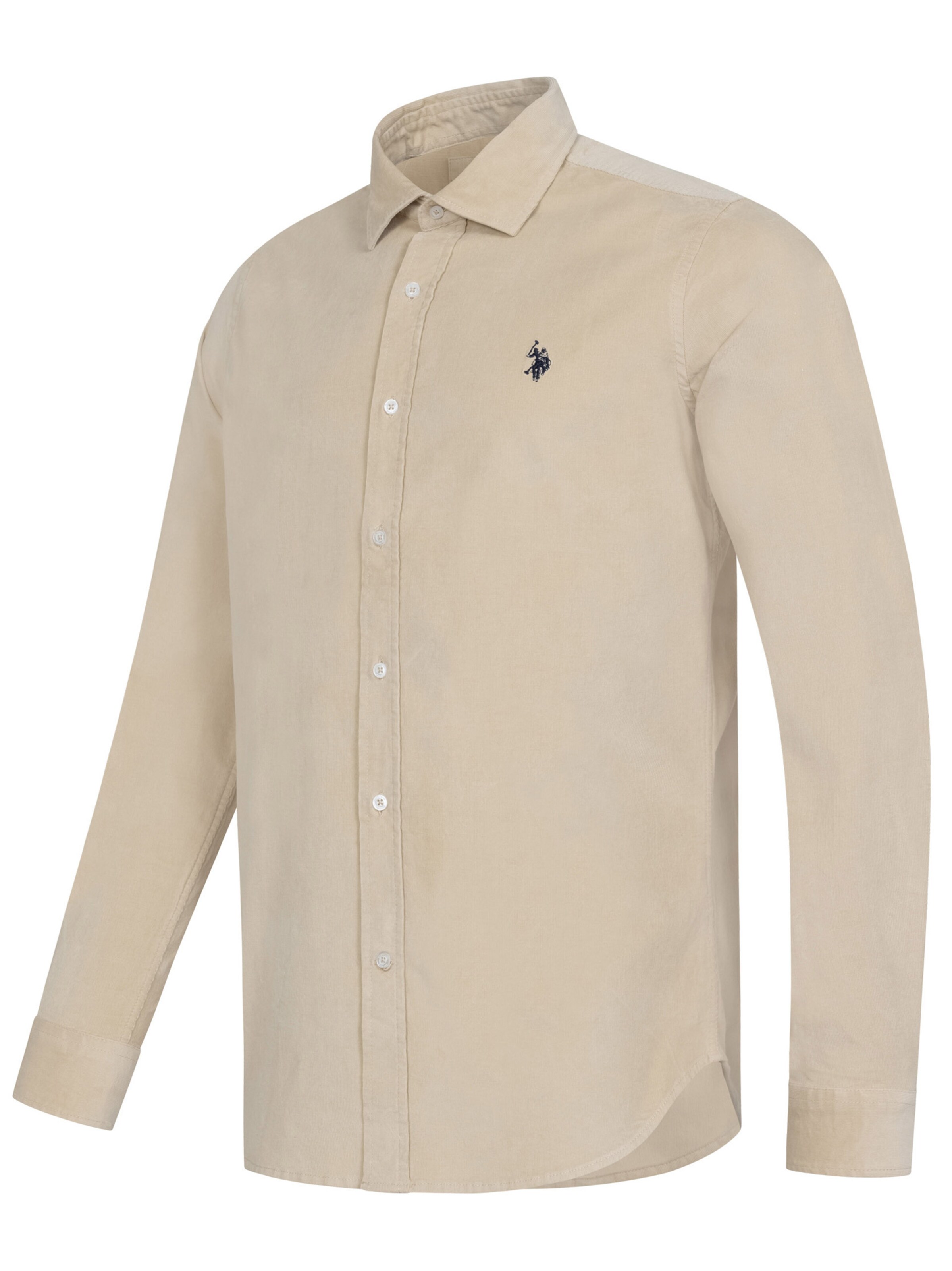 U.S. POLO ASSN. Regular Fit Hemd in Beige