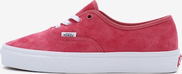 VANS Platform trainers 'Authentic' in Red: front