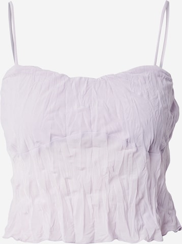 millane Top in Purple: front