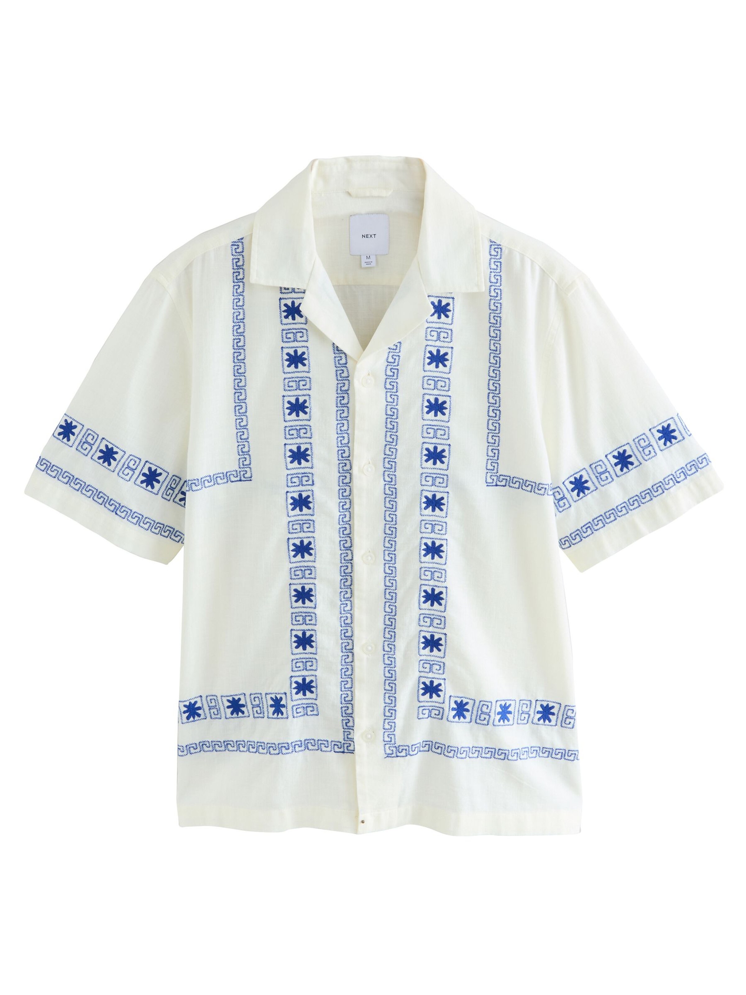 Next Rovný strih Košeľa - Biela: predná strana