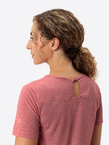 VAUDE Functioneel shirt 'Skomer II' in Rood