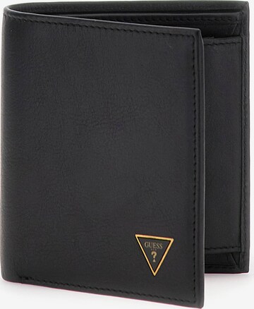 GUESS Wallet 'Mestre' in Black: front