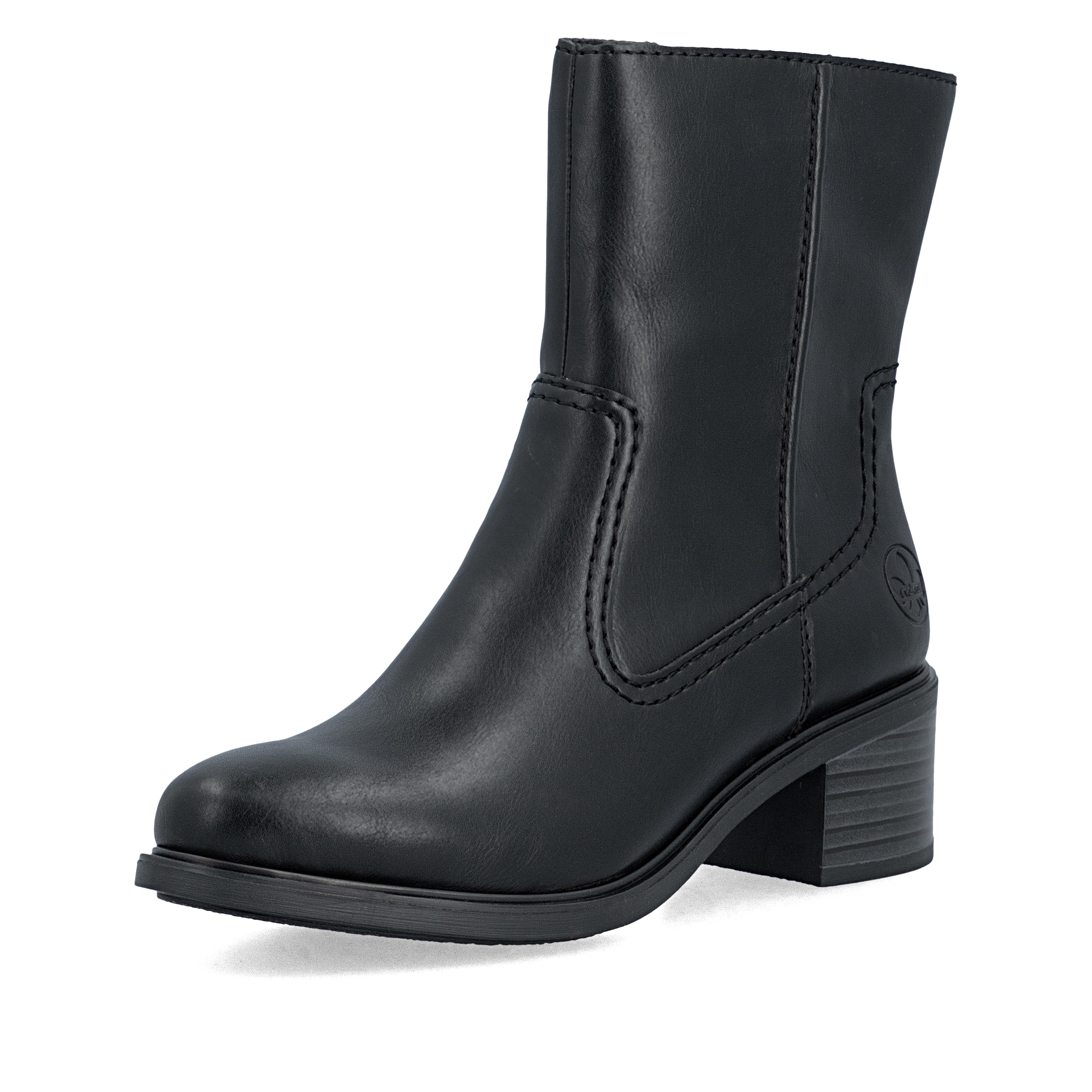 Bottines Rieker en noir : devant
