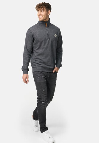 INDICODE JEANS Trui ' Caspar ' in Zwart