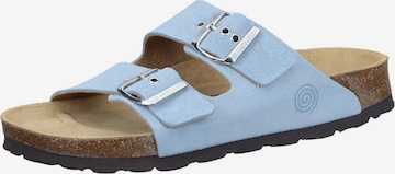 DR. BRINKMANN Mules 'BONILLO' in Blue: front
