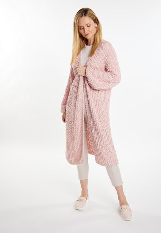 usha WHITE LABEL Knit Cardigan in Pink