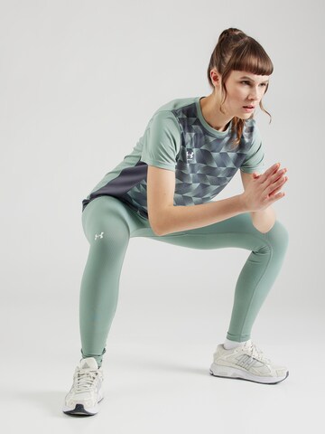 UNDER ARMOUR Функционална тениска в зелено