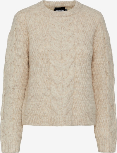 PIECES Pulover 'Nina1' u bež melange, Pregled proizvoda