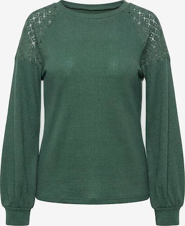 Pull-over usha BLACK LABEL en vert : devant