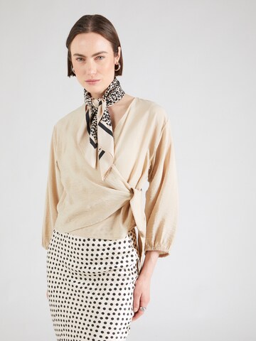 MSCH COPENHAGEN - Blusa 'Audia' en beige: frente