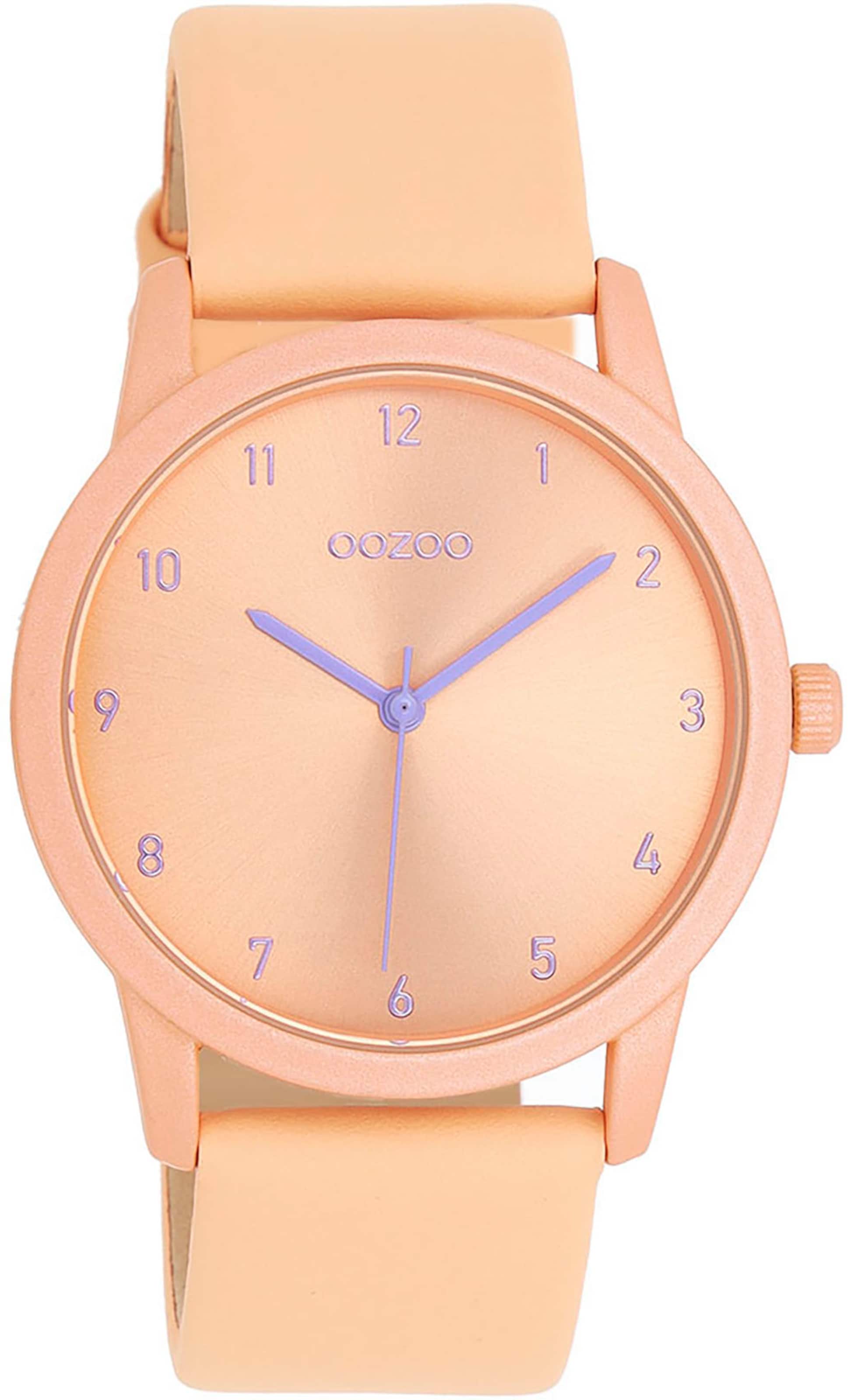 OOZOO Analog Watch in Orange: front