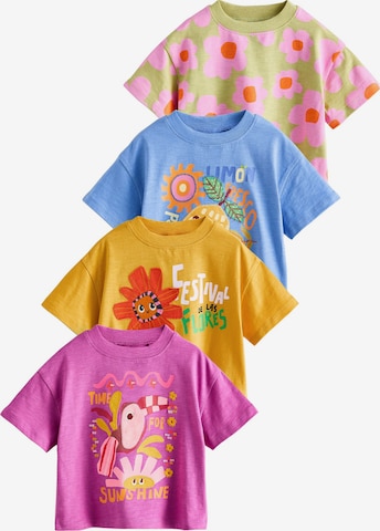 Next T-Shirt in Blau: Vorderseite