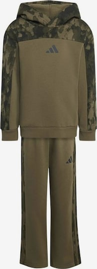 ADIDAS SPORTSWEAR Treenipuku 'Seasonal Essentials Hooded Fleece Jogger Set Little' koossa 92 värissä khaki / oliivi / tummanvihreä, Tuotenäkymä