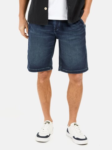 CAMEL ACTIVE Regular Jeansshorts im Relaxed Fit in Blau: Vorderseite