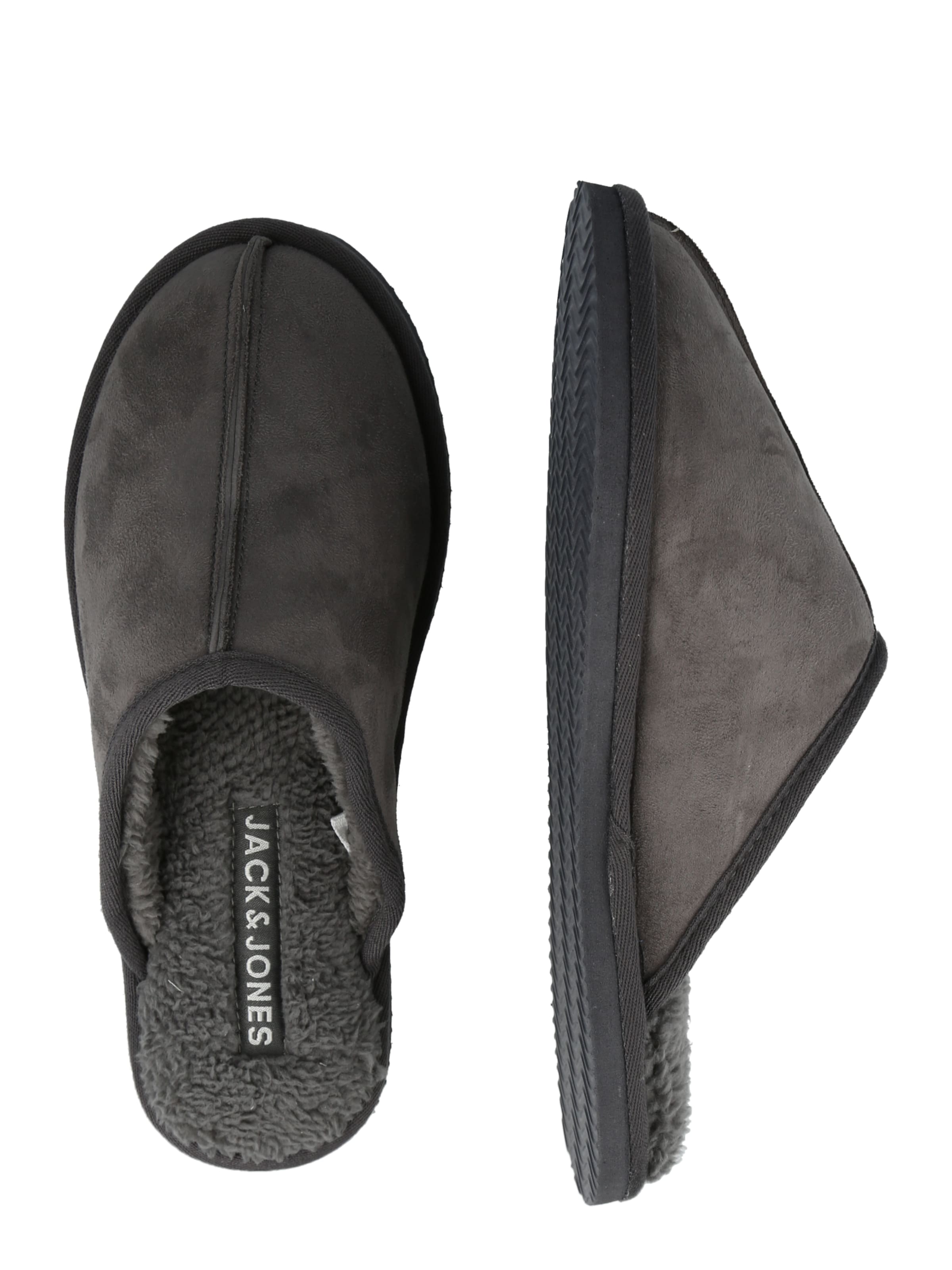 JACK & JONES Slipper 'Dudley' in Grey