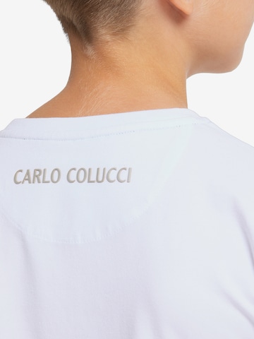 Carlo Colucci T-Shirt 'Canazza' in Weiß